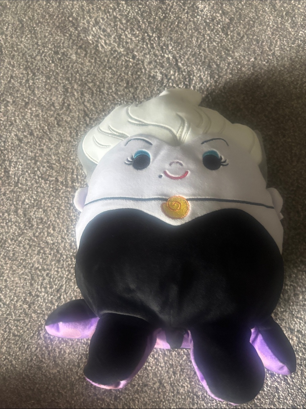 Kids Sea Witch Costume Plush in Black, Purple, and White